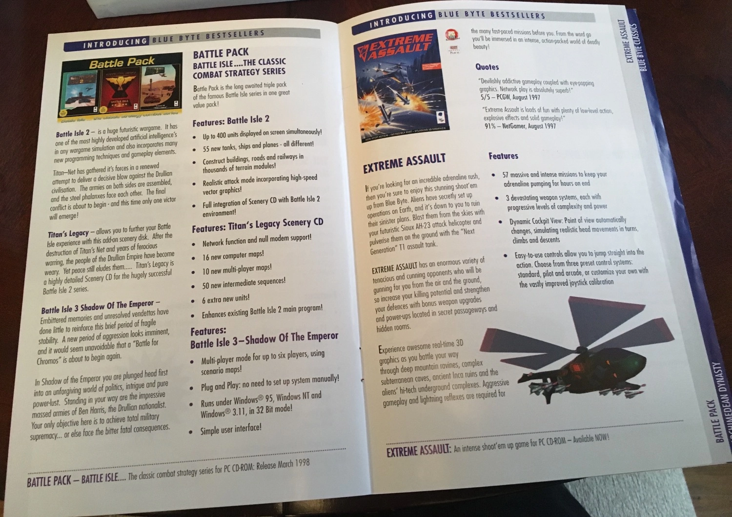 Blue Byte Sales Booklet Page